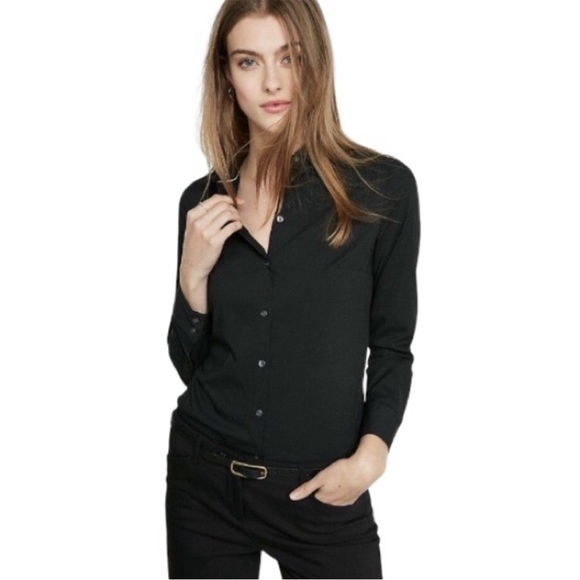 Express Essentials Women’s Button Down Shirt (multiple colors available) - Picture 1 of 3